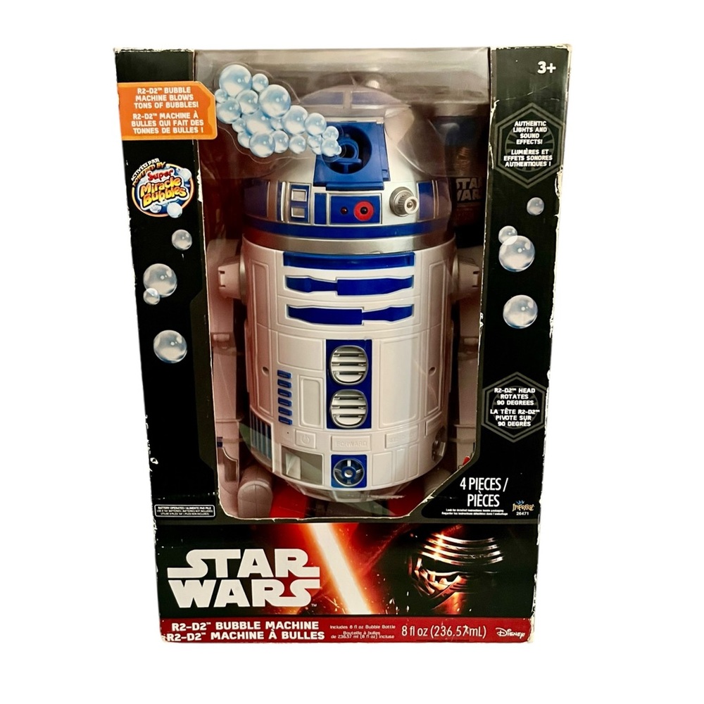 Retired Star Wars R2-D2 16” Bubble Maker New in Box